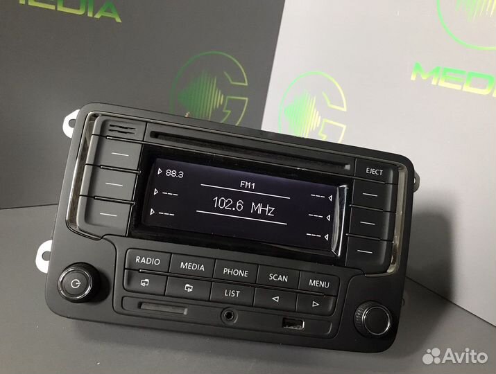 Магнитола на volkswagen polo с bluetooth