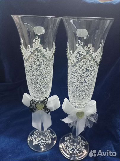 Бокалы для шампанского богемия