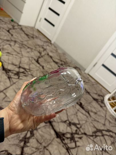 Ваза конфетница стекло