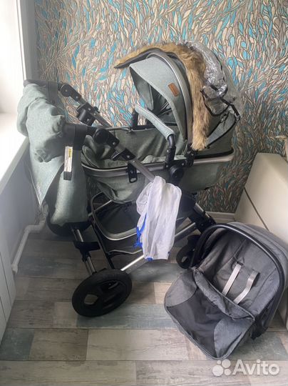 Коляска luxmom 3 в 1