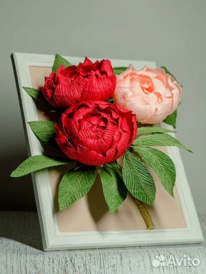 Рамки с цветами. Ручная работа