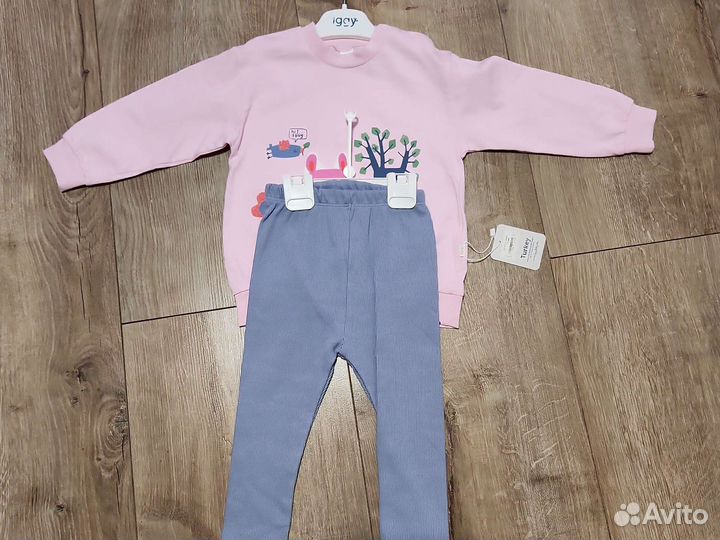 Костюм для девочки новый 74-92 см