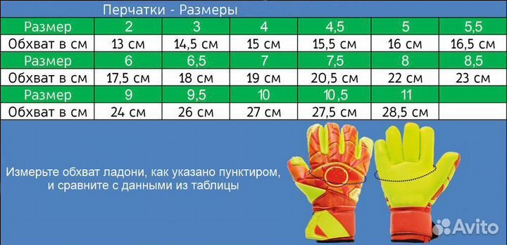 Вратарские перчатки Adidas детские 7 размер