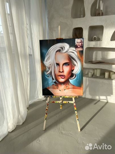 Печать на холсте,портрет по фото,картина на холсте