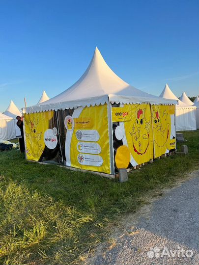 Классический шатер Пагода брендированный