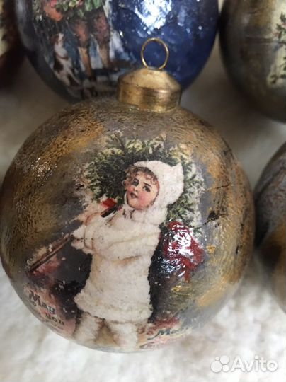 Елочные игрушки стекло