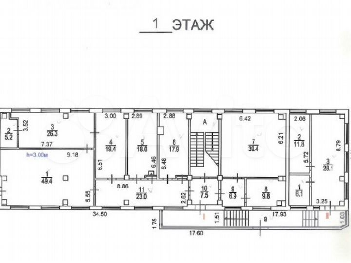 Сдам офисное помещение, 867 м²