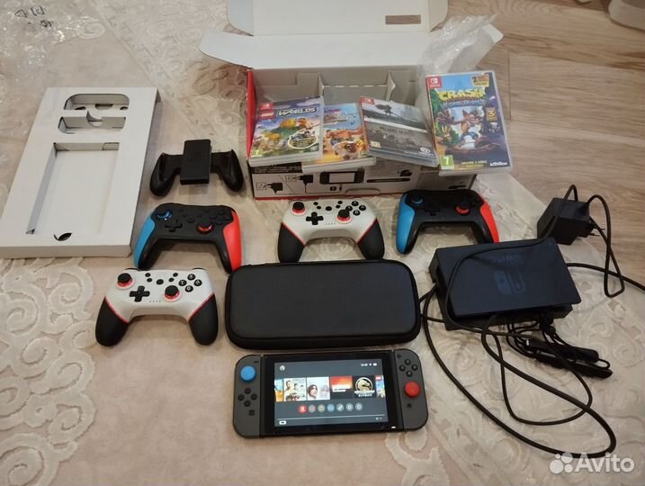 Nintendo switch 2 ревизия в идеале с играми