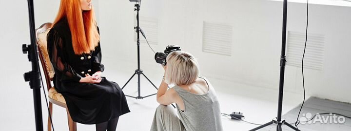 Модель в фотостудию
