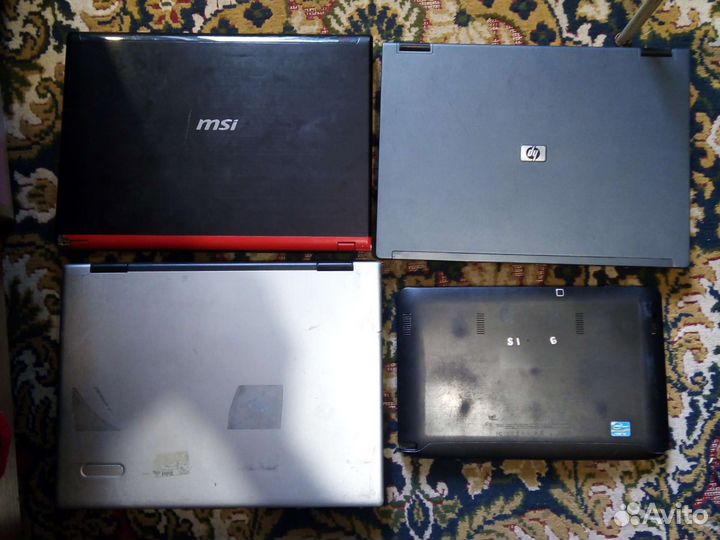 4 Ноутбука на запчасти