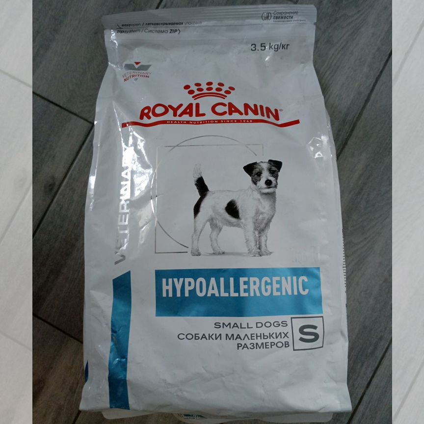 Корм для собак royal canin hypoallergenic S