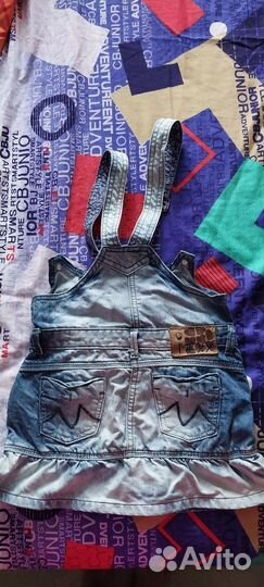 Джинсовый сарафан Mexx для девочки 116-122