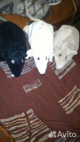 Мягкая игрушка крыса