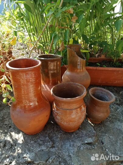 Кринки глиняные