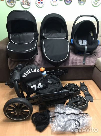 Коляска Anex Sport Black 3 в 1