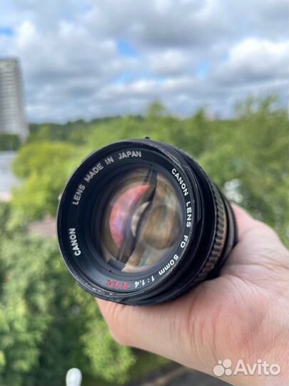 Объектив canon fd 50mm f 1.4 s.s.c