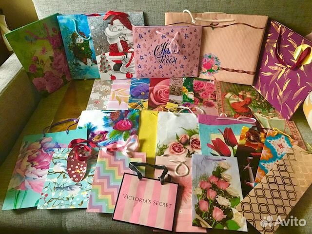 Пакеты подарочные