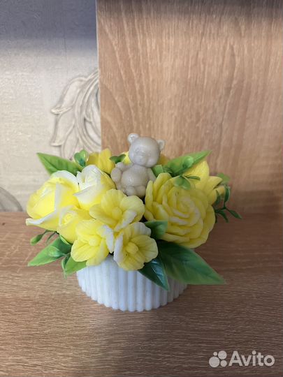 Букет цветов из мыла. Подарок