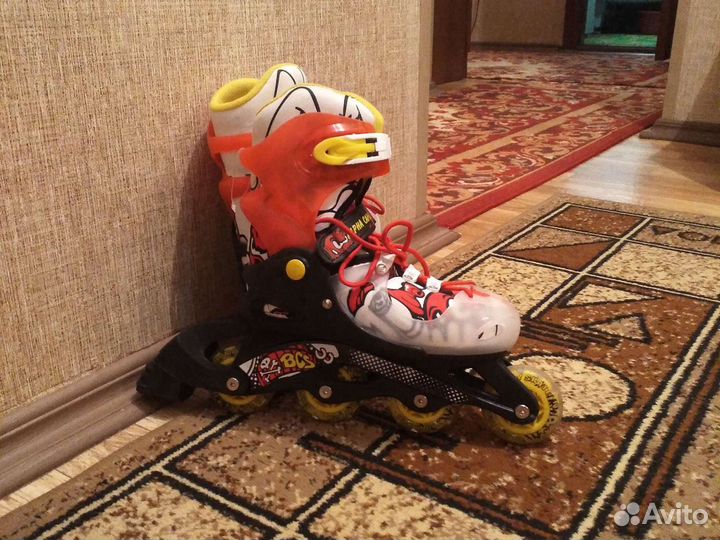 Роликовые коньки раздвижные 34-37