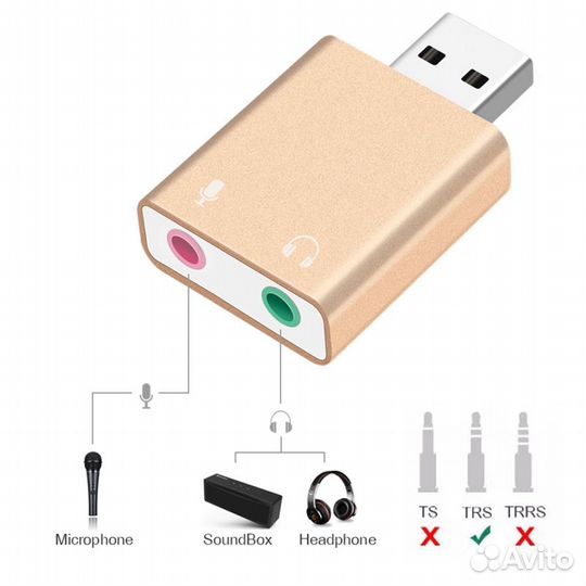 Звуковая карта внешняя orbita OT-PCA01 (7.1) USB