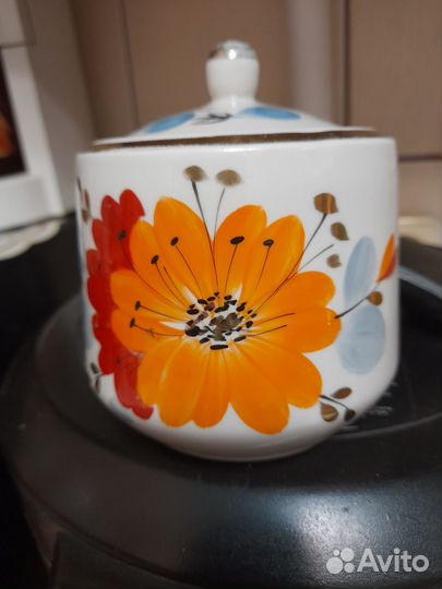 Сахарница фарфор СССР