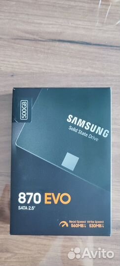 Ssd накопитель samsung 870 evo 500gb 2.5