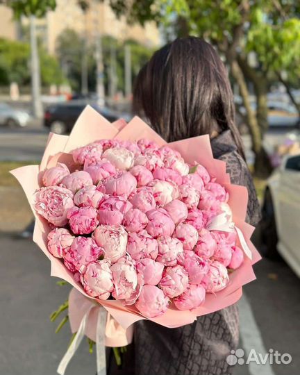 Пионы букет пионов доставка