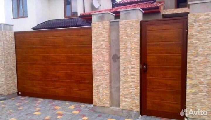 Откатные ворота качественно прочные