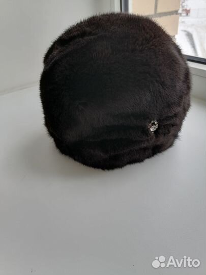 Шапка норковая женская 54 размер