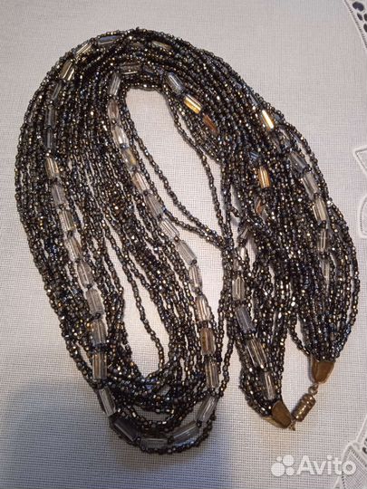 Бусы винтажные Чехословакия