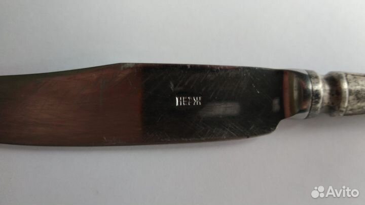 Ложка, нож, ссср, мнц, мельхиор