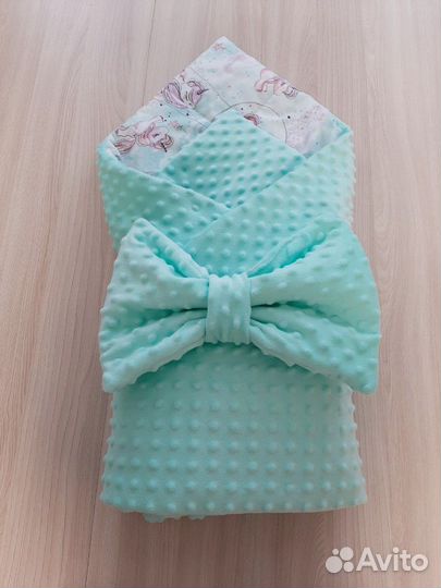 Конверт с бантом на выписку