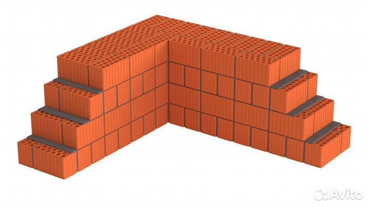Кирпич красный 2.1 нф