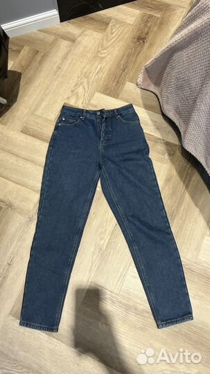 Джинсы с флисом