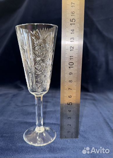 Хрустальные рюмки на ножке СССР