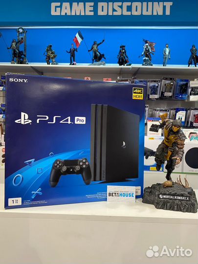 Новая Sony Playstation 4 PS4 Pro - 1 год гарантия