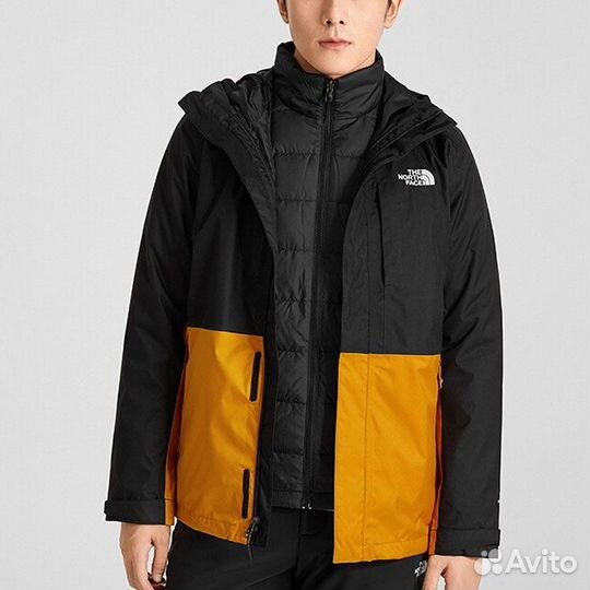 THE north face Down Jacket Men Orange (S)(55)