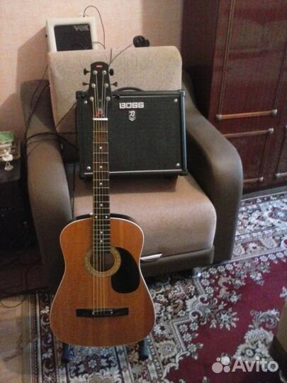 Акустическая гитара СССР 1990