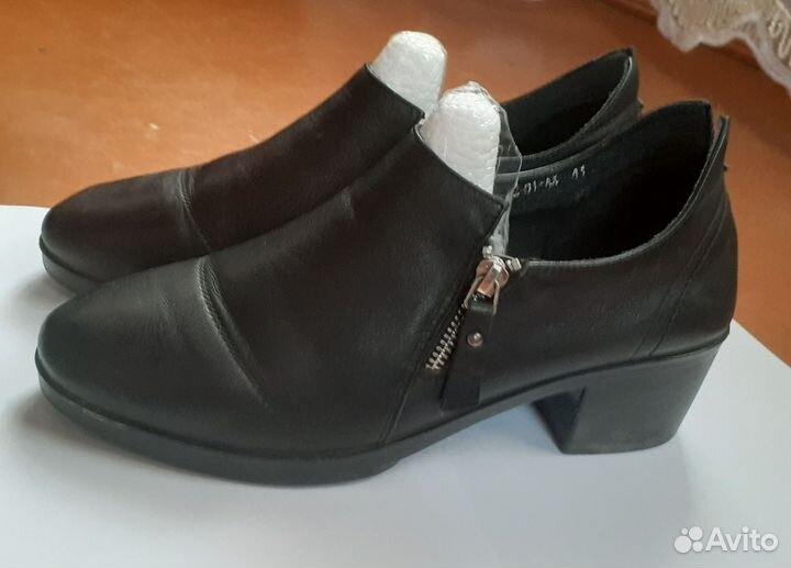 Ботильоны из натуральной кожи