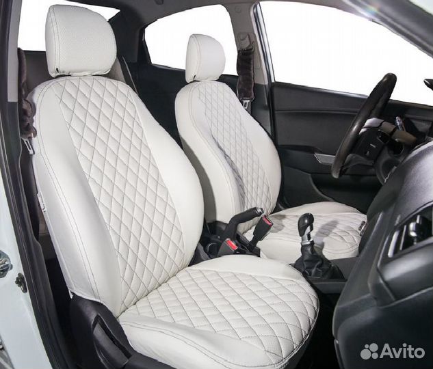 Чехлы из экокожи для KIA Rio седан 2011-2017