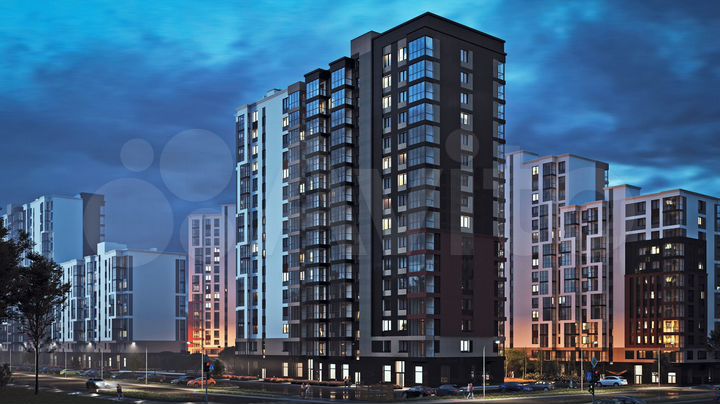 2-к. квартира, 39,6 м², 10/16 эт.