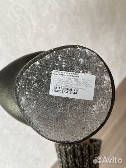 Кашпо голова девушки