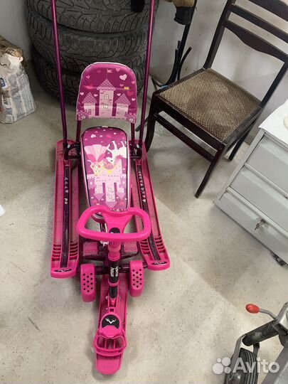 Снегокат с колесами