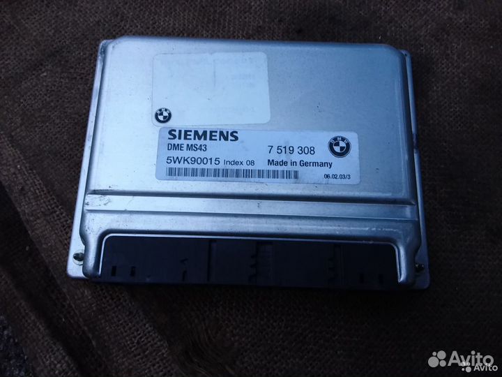 Блок DME M54 BMW X5 e53 e46 e39 Z3