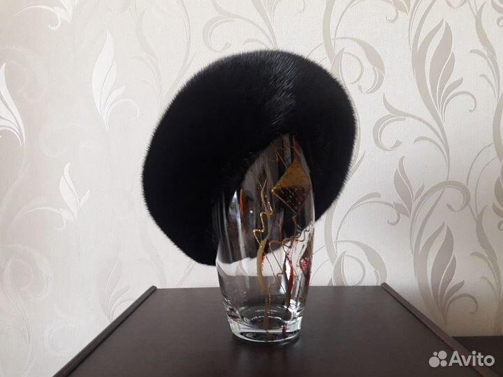 Берет норковый р.56