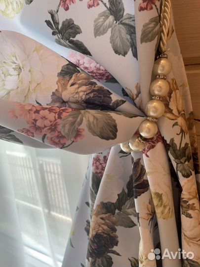 Комплект шторы и тюль бу