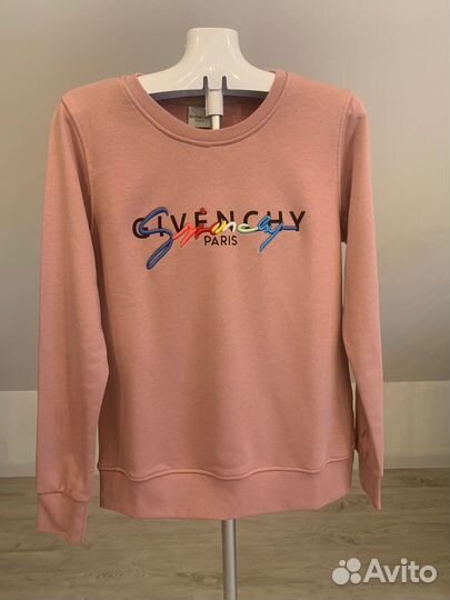 Свитшот givenchy Paris розовый/темно синий