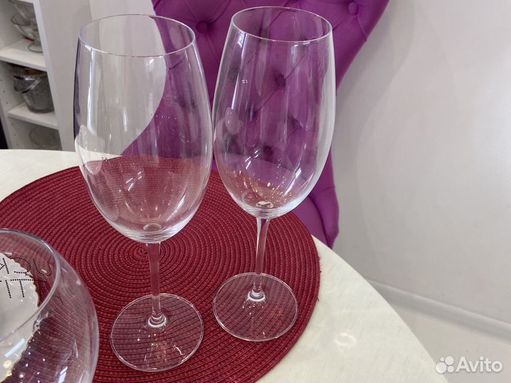 Фужеры бокалы богемия