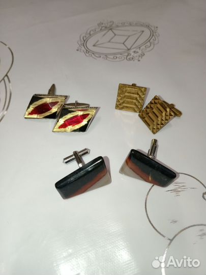 Запонки мужские СССР