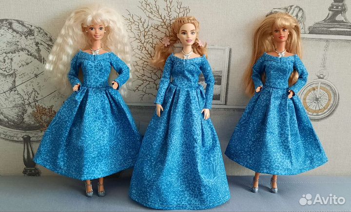 Одежда для барби 90х и пышки
